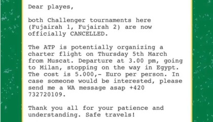 企鹅体育新闻站-ATP承担周意等人离境费，王欣瑜IW首秀对手确定|汤姆贾诺维奇|球员|费用|挑战赛|澳大利亚_新浪体育_新浪新闻